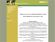 Tablet Screenshot of nordicwalkinghetgooi.nl